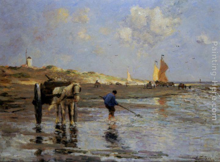 Seashore painting - Evert Pieters Seashore art painting